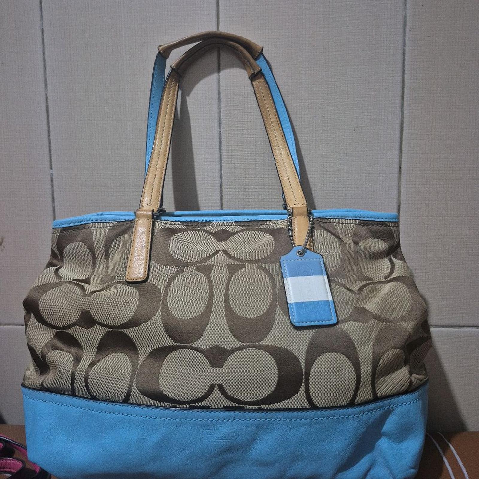 7. Tas Co*ch City Tote in Signature Canvas
